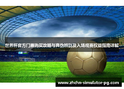 世界杯官方门票购买攻略与真伪辨别及入场观赛权益指南详解